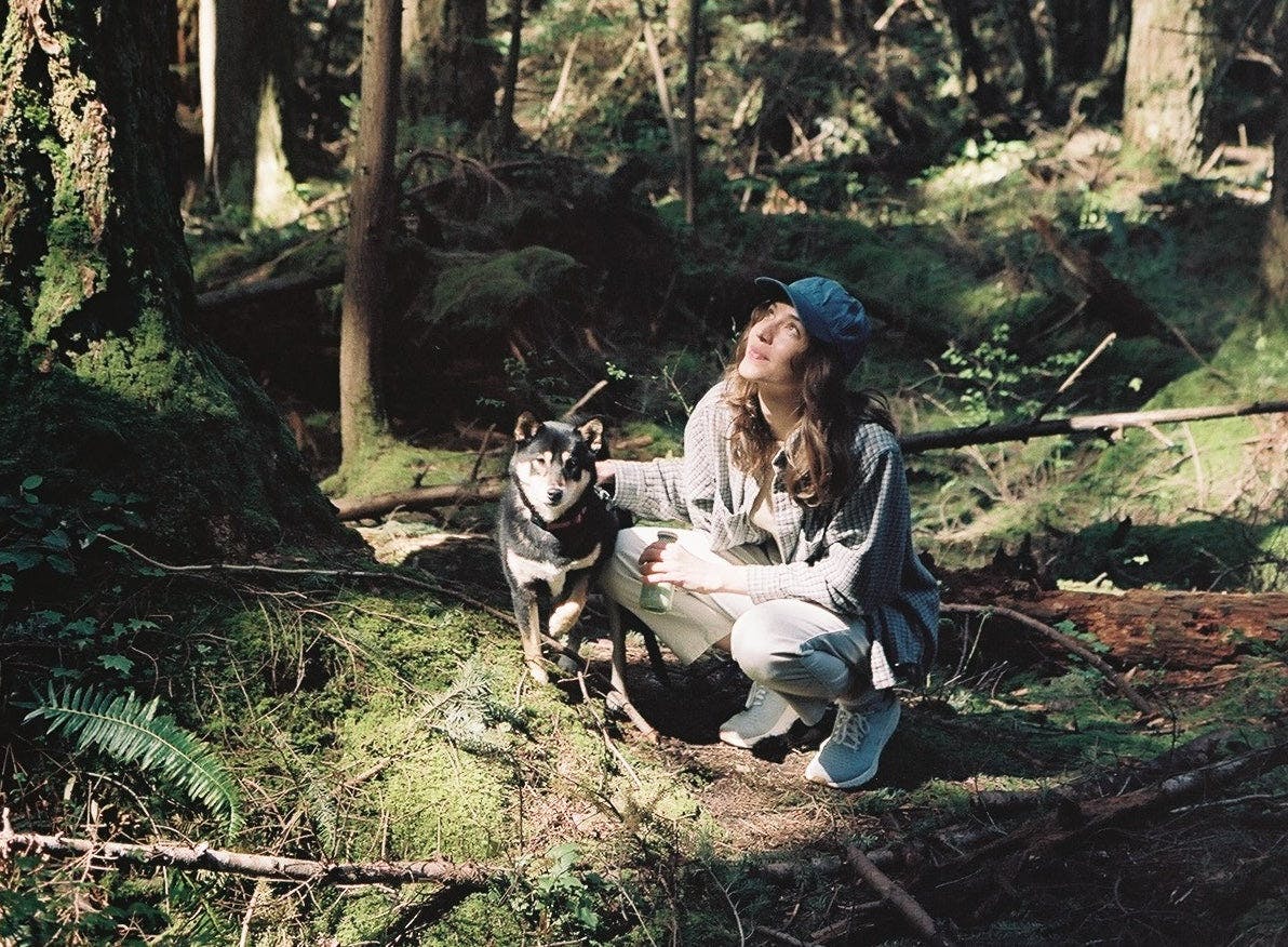 Jamie and Bao in the forest, Aikenka Matcha